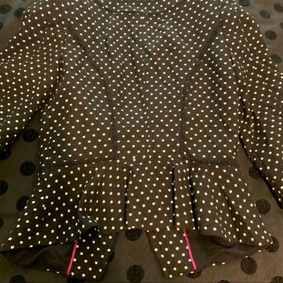 White House Black Market Polkadot Blazer - Picture 3 of 7